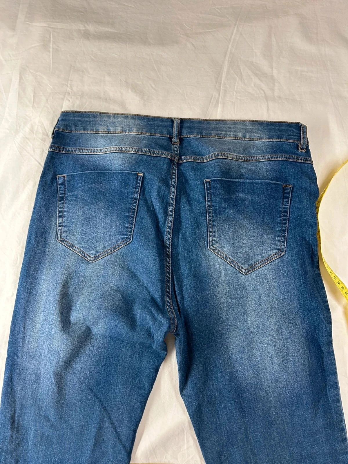 Blauwe skinny jeans in extenso maat 38 us – photo 13